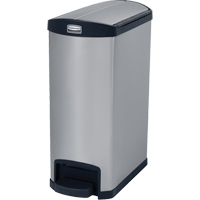 Contenant &agrave; d&eacute;chets Slim Jim , Acier inoxydable, Capacit&eacute; 13 gal. US Northern Industrial Supply Inc.