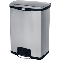 Contenant &agrave; d&eacute;chets Slim Jim , Acier inoxydable, Capacit&eacute; 24 gal. US Northern Industrial Supply Inc.