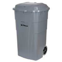 Roll Out Garbage Bin, Polyethylene, 65 US gal. Northern Industrial Supply Inc.
