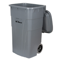 Roll Out Garbage Bin, Polyethylene, 65 US gal. Northern Industrial Supply Inc.