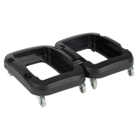 Recycling & Waste Receptacle Dolly, Polypropylene, Black, Fits: 17-1/4" x 12-1/2" Northern Industrial Supply Inc.