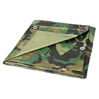 Tarp, Heavy-Duty, Camouflage, 6' x 8' x 6 mils Northern Industrial Supply Inc.
