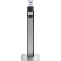 Messenger ES6 Silver Panel Floor Stand with Dispenser Northern Industrial Supply Inc.