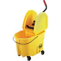 Ensemble de seau pour vadrouille et essoreuse WaveBrake, Pression vers le bas, 8,75 gal. US (35 pintes), Jaune Northern Industrial Supply Inc.