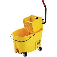 Ensemble de seau pour vadrouille et essoreuse WaveBrake, Pression lat&eacute;rale, 11 gal. US (44 pintes), Jaune Northern Industrial Supply Inc.