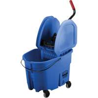 Ensemble de seau pour vadrouille et essoreuse WaveBrake, Pression vers le bas, 8,75 gal. US (35 pintes), Bleu Northern Industrial Supply Inc.