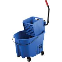 Ensemble de seau pour vadrouille et essoreuse WaveBrake, Pression lat&eacute;rale, 8,75 gal. US (35 pintes), Bleu Northern Industrial Supply Inc.