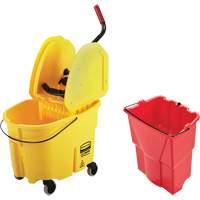 Ensemble de seau pour vadrouille et essoreuse WaveBrake, Pression vers le bas, 8,75 gal. US (35 pintes), Jaune Northern Industrial Supply Inc.