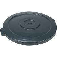 Couvercle pour contenant &agrave; d&eacute;chets, Couvercle plat, Plastique/Poly&eacute;thyl&egrave;ne, Convient aux contenants 24" dia. Northern Industrial Supply Inc.