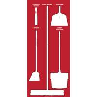 Tableau silhouett&eacute; sec Ultra Aluma-Lite (Anglais seulement) Northern Industrial Supply Inc.