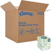 Kleenex&reg; Naturals Boutique* Facial Tissue, 2 Ply, 7.8" L x 8.3" W, 95 Sheets/Box Northern Industrial Supply Inc.