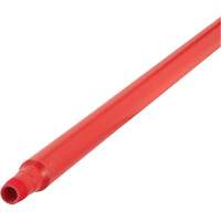 Ultra Hygiene Handle, Broom/Scraper/Squeegee, Red, Ergonomic, 59" L Northern Industrial Supply Inc.