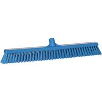 Combo Bristle Push Broom, Coarse/Fine Bristles, 24", Polyester, Blue Northern Industrial Supply Inc.