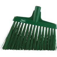 T&ecirc;te de balai oblique, Crins Extra-ferme, 12", Polyester, Vert Northern Industrial Supply Inc.