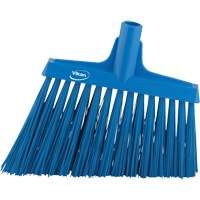Angle Broom Head, X-Coarse Bristles, 12", Polyester, Blue Northern Industrial Supply Inc.