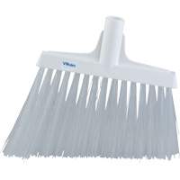 Angle Broom Head, X-Coarse Bristles, 12", Polyester, White Northern Industrial Supply Inc.