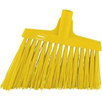 Angle Broom Head, X-Coarse Bristles, 12", Polyester, Yellow Northern Industrial Supply Inc.