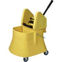 Ensemble de seau pour vadrouille et essoreuse Champ, Pression vers le bas, 10 gal. US (40 pintes), Jaune Northern Industrial Supply Inc.