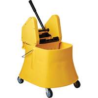 Ensemble de seau pour vadrouille et essoreuse Champ, Pression vers le bas, 7,5 gal. US (30 pintes), Jaune Northern Industrial Supply Inc.