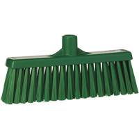 T&ecirc;te de balai droit, Crins Moyen, 12", Polyester, Vert Northern Industrial Supply Inc.
