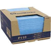 SaniWorks&reg; Choice Counter Cloths, Blue/White Northern Industrial Supply Inc.
