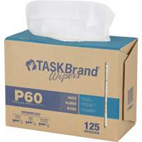 TaskBrand&reg; P60 Premium Series Wipers, All-Purpose, 16-3/4" L x 8-1/4" W Northern Industrial Supply Inc.