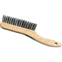 Brosse &agrave; manche en patin, Acier, 4 x 16 rangs de fils, Longueur 9-3/4" Northern Industrial Supply Inc.