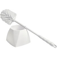 Brosse &agrave; cuvettes avec coupelle, 15-1/2" l, Soies Polypropyl&egrave;ne, Blanc Northern Industrial Supply Inc.