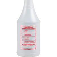 Bouteille &agrave; pulv&eacute;risateur ronde avec &eacute;tiquette SIMDUT, 24 oz Northern Industrial Supply Inc.