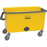 Seau et essoreuse pour vadrouille en microfibres, Passoire, 11 gal. US (44 pintes), Jaune Northern Industrial Supply Inc.