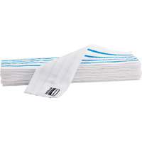 Disposable Mop Pad, Hook and Loop Style, Microfibre, 18" L x 4" W Northern Industrial Supply Inc.