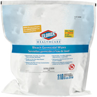 Healthcare&reg; Disinfecting Bleach Wipes Refill, 110 Count Northern Industrial Supply Inc.