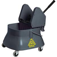 Seau pour vadrouille et essoreuse Champ, Pression vers le bas, 6,5 gal. US (26 pintes)/7,5 gal. US (30 pintes), Gris Northern Industrial Supply Inc.