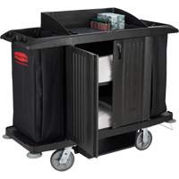 Chariot pleine grandeur pour l'entretien m&eacute;nager de bureau avec porte Northern Industrial Supply Inc.