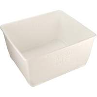 Aero-Tote Tub with Drain Plug, Plastic, White Northern Industrial Supply Inc.