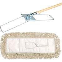 Break-Ezy Dust Mop System, Tie-On Style, Cotton, 36" L x 5" W Northern Industrial Supply Inc.
