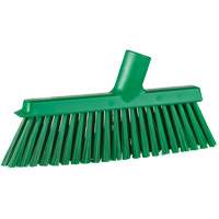 Balai biseaut&eacute; avec pas de vis inclin&eacute;, Crins Moyen, 10", Polyester, Vert Northern Industrial Supply Inc.