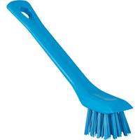 Brosse avec rebord grattoir, Soies Ferme, Longueur de 6", Bleu Northern Industrial Supply Inc.