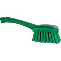 Brosse &agrave; r&eacute;curer avec manche court, Soies Doux, Longueur de 10-1/2", Vert Northern Industrial Supply Inc.