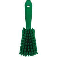 Brosse &agrave; r&eacute;curer avec manche court, Soies Doux, Longueur de 10-1/2", Vert Northern Industrial Supply Inc.