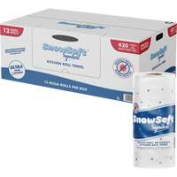 Snow Soft Signature Kitchen Towel Roll, 2 Ply, 420 Sheets/Roll, 4.5" W, 11" L Northern Industrial Supply Inc.