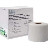 TrapEze&reg; Single Roll Disposable Dusting Sheets, Polyester, White Northern Industrial Supply Inc.