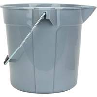 Seau rond avec bec verseur, Capacit&eacute; de 2,64 gal. US (10,57 pintes), Gris Northern Industrial Supply Inc.