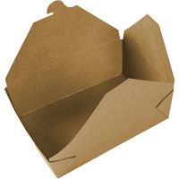 Contenants pour aliments &agrave; emporter Kraft, Ondul&eacute;, Rectangulaire Northern Industrial Supply Inc.