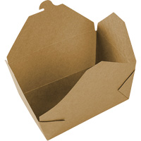Contenants pour aliments &agrave; emporter Kraft, Ondul&eacute;, Rectangulaire Northern Industrial Supply Inc.