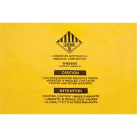 Doublures pour d&eacute;chets dangereux, Amiante, 40" lo x 26" la, 3 mils Northern Industrial Supply Inc.