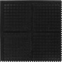 Tuile de centre modulaire Hog Heaven III Comfort, Ondul&eacute;, 3' x 3' x 3/4", Noir, Nitrile Northern Industrial Supply Inc.