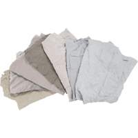 Chiffons fabriqu&eacute;s &agrave; partir de mat&eacute;riaux recycl&eacute;s, Coton, Blanc, 25 lb Northern Industrial Supply Inc.