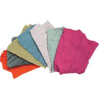Chiffons fabriqu&eacute;s &agrave; partir de mat&eacute;riaux recycl&eacute;s, Tissu &eacute;ponge, M&eacute;lange de couleurs, 25 lb Northern Industrial Supply Inc.