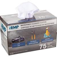 Chiffons lavables pour le nettoyage, Microfibre, Blanc Northern Industrial Supply Inc.